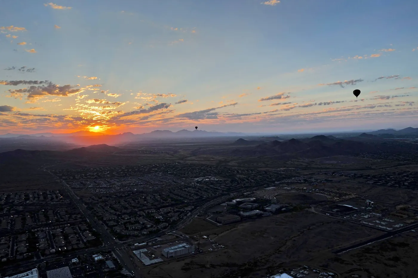 Hot air balloons, Phoenix, Arizona.