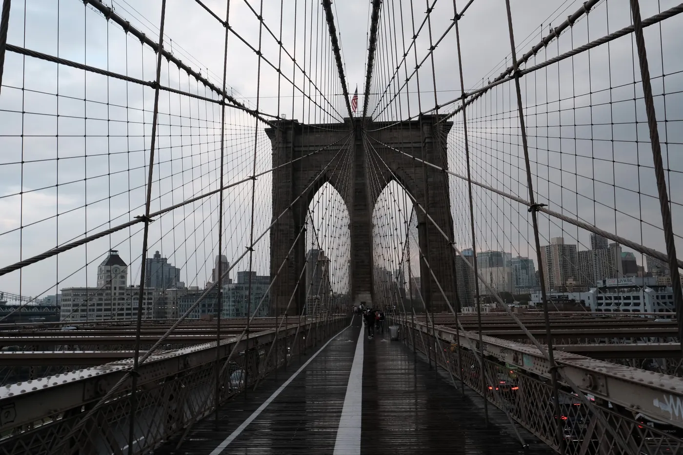 Brooklyn Bridge, New York City.