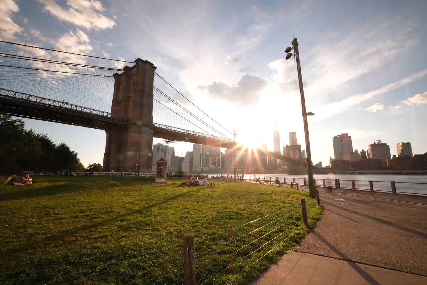 Brooklyn Bridge Park, Brooklyn, New York.
