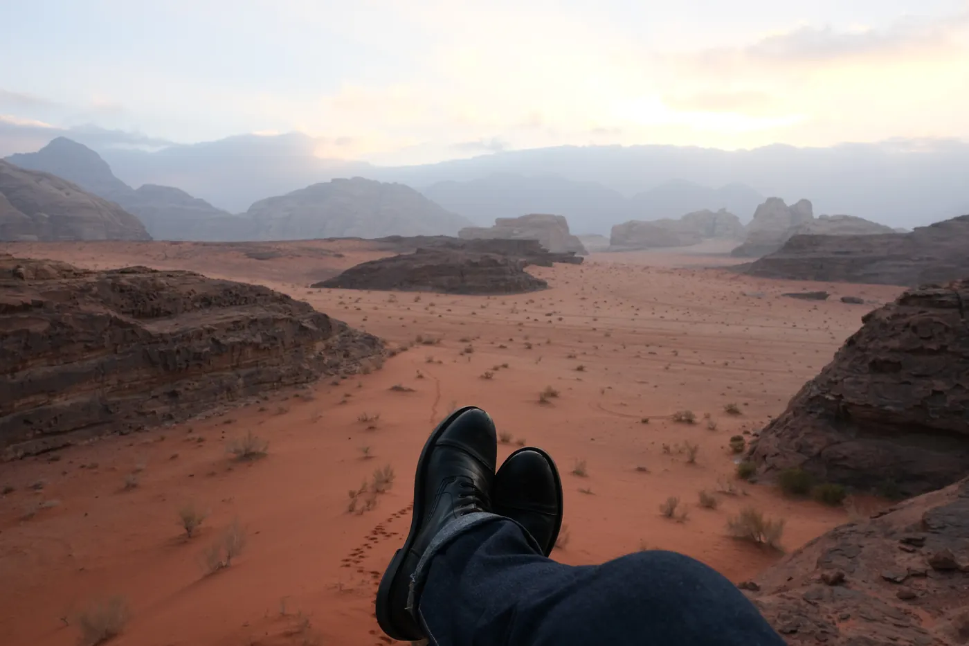 Footsteps, Wadi Rum, Jordan.